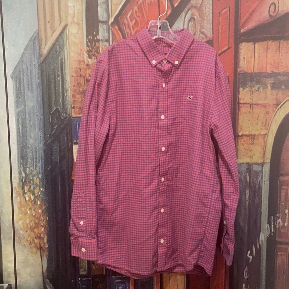 Big Boys VINEYARD VINES BUTTON DOWN THE WHALE SHIRT
